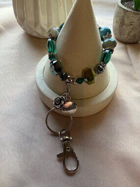 Dream in Teal Keychain